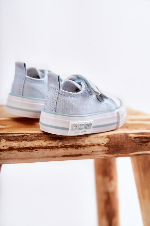 Kinder-Freizeitschuhe mit Klebeverschlüssen BIG STAR KK374078 blaue Farbe Kinder-Freizeitschuhe mit Klebeverschlüssen BIG STAR KK374078 blaue Farbe