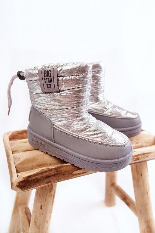Kinder-Schneestiefel Big Star KK374218 grau und silber Kinder-Schneestiefel Big Star KK374218 grau und silber