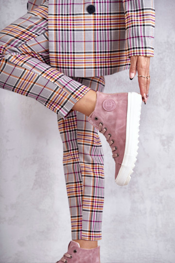 Freizeitschuhe Big Star in warmem Rosa EE274113 2