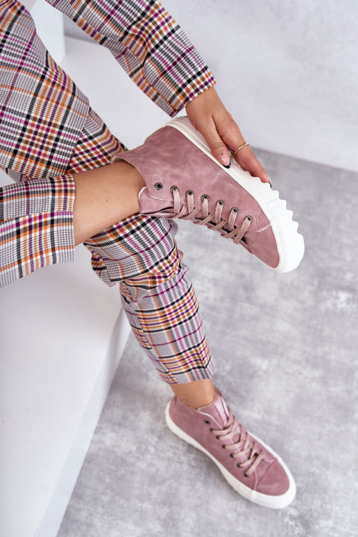 Freizeitschuhe Big Star in warmem Rosa EE274113 Freizeitschuhe Big Star in warmem Rosa EE274113