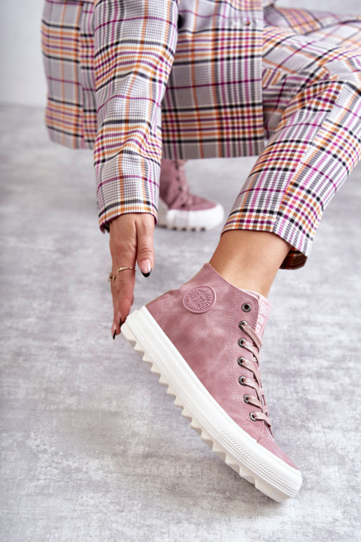 Freizeitschuhe Big Star in warmem Rosa EE274113 Freizeitschuhe Big Star in warmem Rosa EE274113