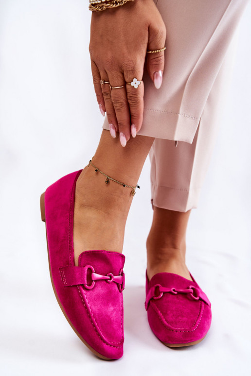 Wildledermokassins mit Ornamenten in rosa Santi Wildledermokassins mit Ornamenten in rosa Santi