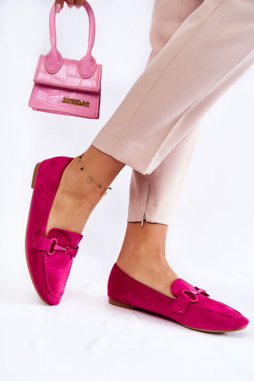 Wildledermokassins mit Ornamenten in rosa Santi Wildledermokassins mit Ornamenten in rosa Santi