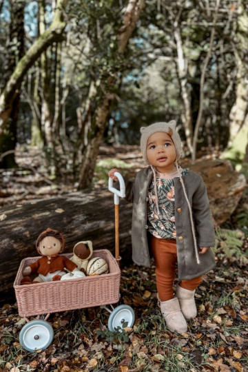 Gewärmte Schneestiefel für Kinder mit Bändern beige Meriva 2