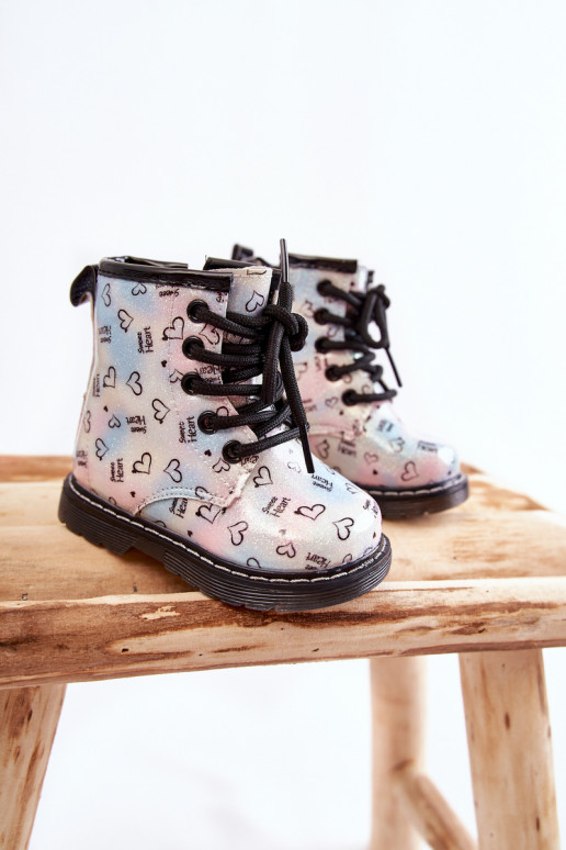 Kinderstiefel mit Glitzer und Mustern Reggie in verschiedenen Farben Kinderstiefel mit Glitzer und Mustern Reggie in verschiedenen Farben