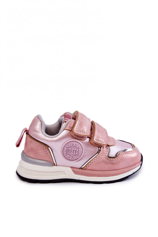 Kindersportschuhe mit Klebeverschlüssen Memory Foam System Big Star KK374180 rosa Kindersportschuhe mit Klebeverschlüssen Memory Foam System Big Star KK374180 rosa
