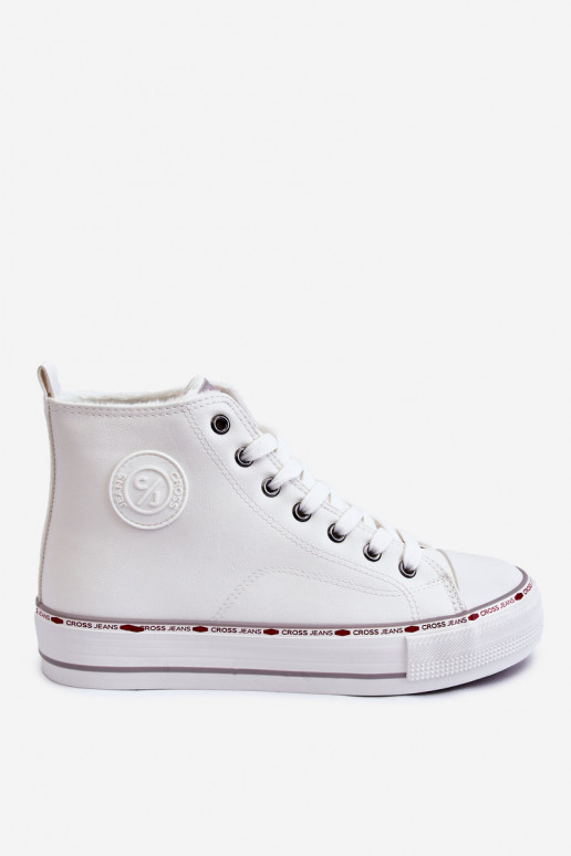 Freizeitschuhe mit Sohlen Cross Jeans KK2R4044C weiße Farbe Freizeitschuhe mit Sohlen Cross Jeans KK2R4044C weiße Farbe