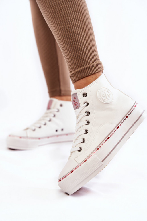 Freizeitschuhe mit Sohlen Cross Jeans KK2R4044C weiße Farbe Freizeitschuhe mit Sohlen Cross Jeans KK2R4044C weiße Farbe