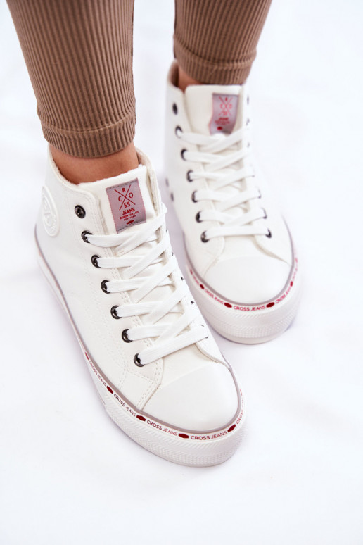 Freizeitschuhe mit Sohlen Cross Jeans KK2R4044C weiße Farbe Freizeitschuhe mit Sohlen Cross Jeans KK2R4044C weiße Farbe
