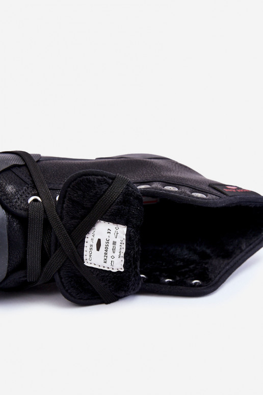 Freizeitschuhe mit Sohle Cross Jeans KK2R4055C in schwarzer Farbe