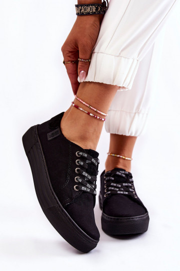 Damenschuhe Memory Foam System Big Star KK276001 schwarz