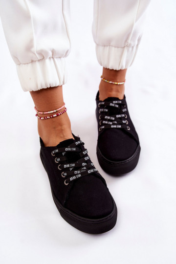 Damenschuhe Memory Foam System Big Star KK276001 schwarz 2