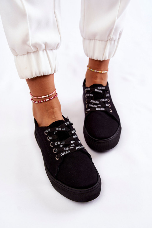 Damenschuhe Memory Foam System Big Star KK276001 schwarz