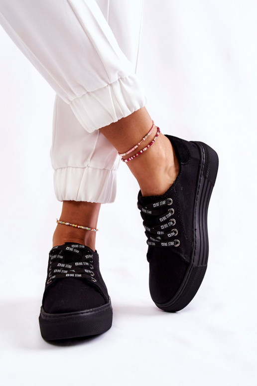 Damenschuhe Memory Foam System Big Star KK276001 schwarz