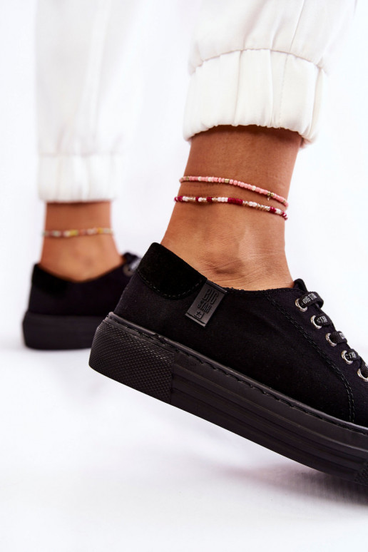 Damenschuhe Memory Foam System Big Star KK276001 schwarz