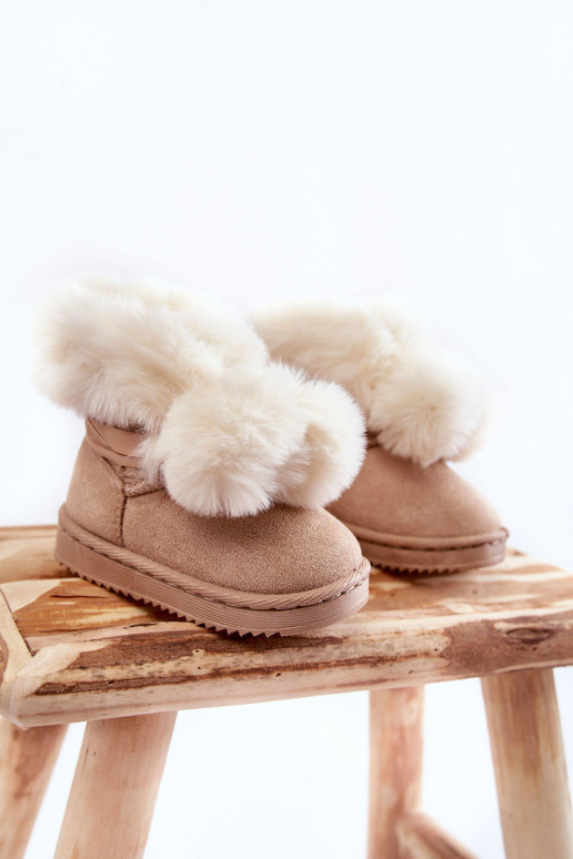 Beheizte Schneestiefel für Kinder, Ivory Roofy Beheizte Schneestiefel für Kinder, Ivory Roofy
