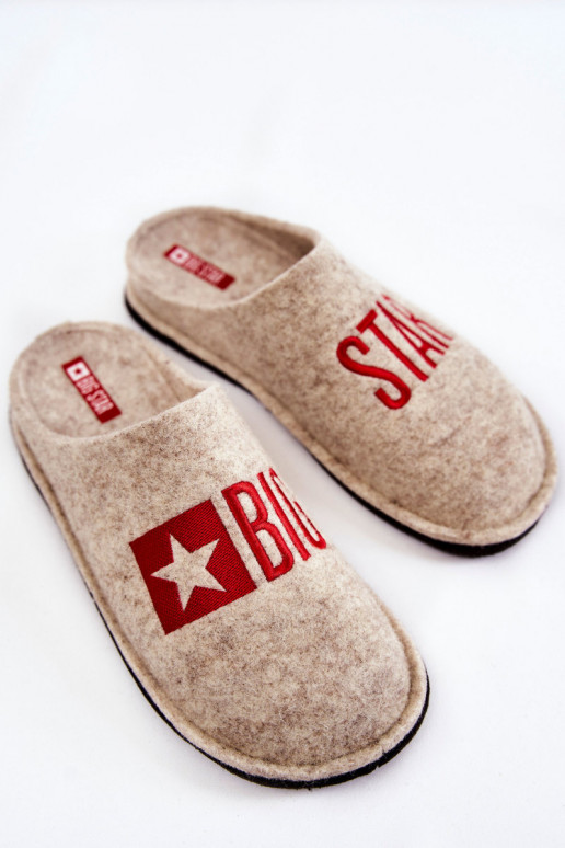 Hausschuhe Big Star KK276021 beige