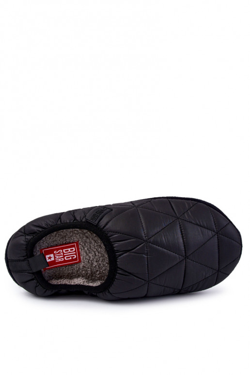 Herrenhausschuhe Big Star KK174365 schwarz Herrenhausschuhe Big Star KK174365 schwarz
