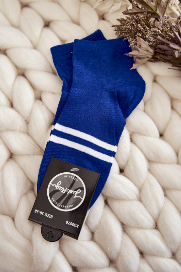 Blaue Baumwollsocken 2