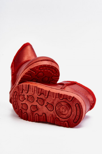 Warme Kinder-Schneestiefel in der Farbe Rot von Scooby 2