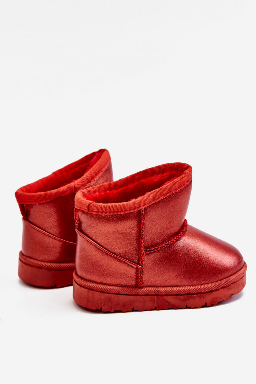 Warme Kinder-Schneestiefel in der Farbe Rot von Scooby Warme Kinder-Schneestiefel in der Farbe Rot von Scooby