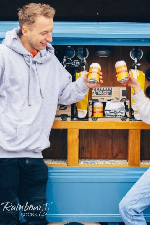Sockenset Food Truck Socken Box 3 Paar Sockenset Food Truck Socken Box 3 Paar