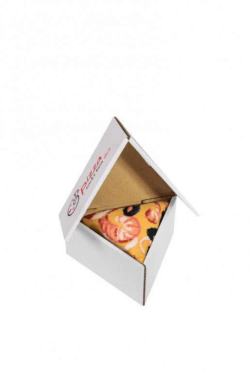 Farbige Socken in einer Box 1 Paar Pizza Farbige Socken in einer Box 1 Paar Pizza