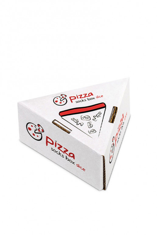 Farbige Socken in einer Box 1 Paar Pizza Farbige Socken in einer Box 1 Paar Pizza