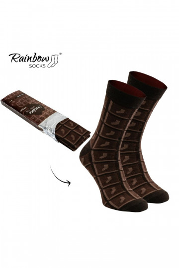 1 Paar farbige Socken in einer Box 2