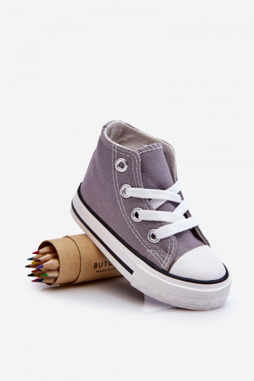 Kinderschuhe mit Sohle, grau Filemon 2