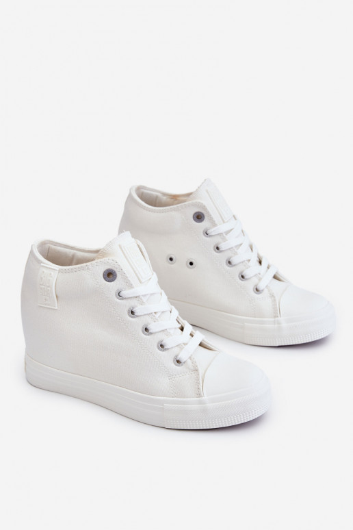 Freizeitschuhe mit Sohle Big Star LL274035 weiße Farbe Freizeitschuhe mit Sohle Big Star LL274035 weiße Farbe