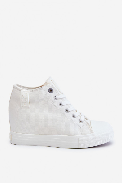 Freizeitschuhe mit Sohle Big Star LL274035 weiße Farbe Freizeitschuhe mit Sohle Big Star LL274035 weiße Farbe