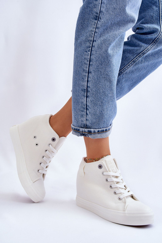 Freizeitschuhe mit Sohle Big Star LL274035 weiße Farbe Freizeitschuhe mit Sohle Big Star LL274035 weiße Farbe