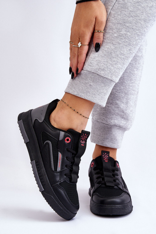 Sneakers Modell Schuhe Cross Jeans LL2R4012C schwarze Farbe Sneakers Modell Schuhe Cross Jeans LL2R4012C schwarze Farbe