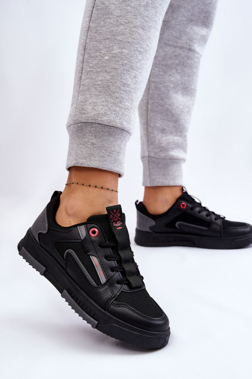 Sneakers Modell Schuhe Cross Jeans LL2R4012C schwarze Farbe Sneakers Modell Schuhe Cross Jeans LL2R4012C schwarze Farbe