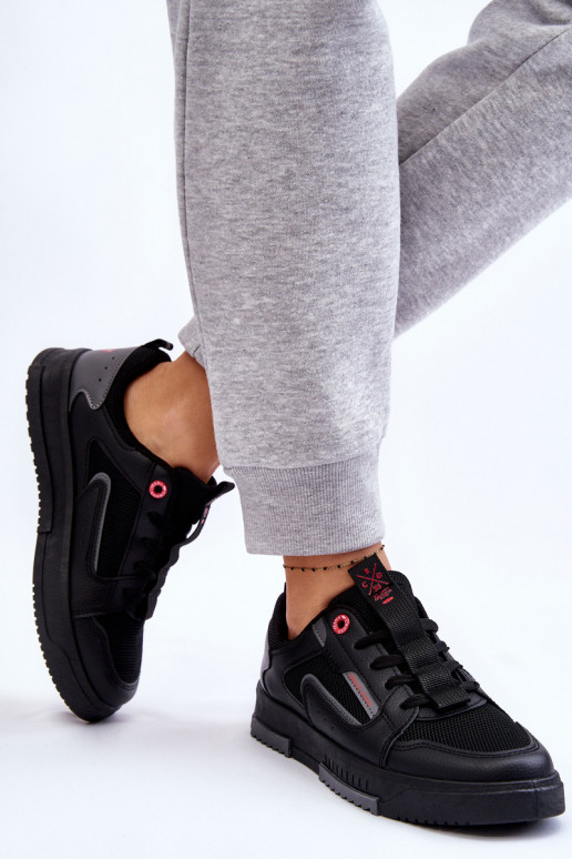 Sneakers Modell Schuhe Cross Jeans LL2R4012C schwarze Farbe Sneakers Modell Schuhe Cross Jeans LL2R4012C schwarze Farbe