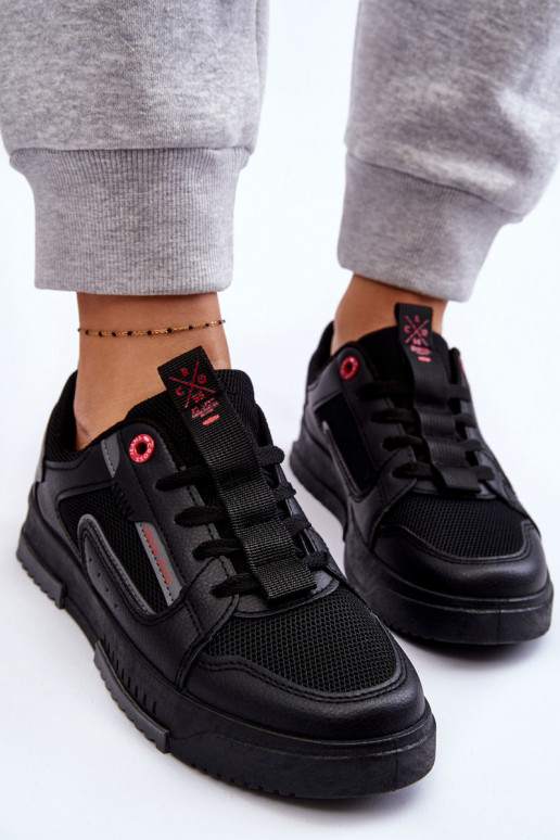 Sneakers Modell Schuhe Cross Jeans LL2R4012C schwarze Farbe Sneakers Modell Schuhe Cross Jeans LL2R4012C schwarze Farbe