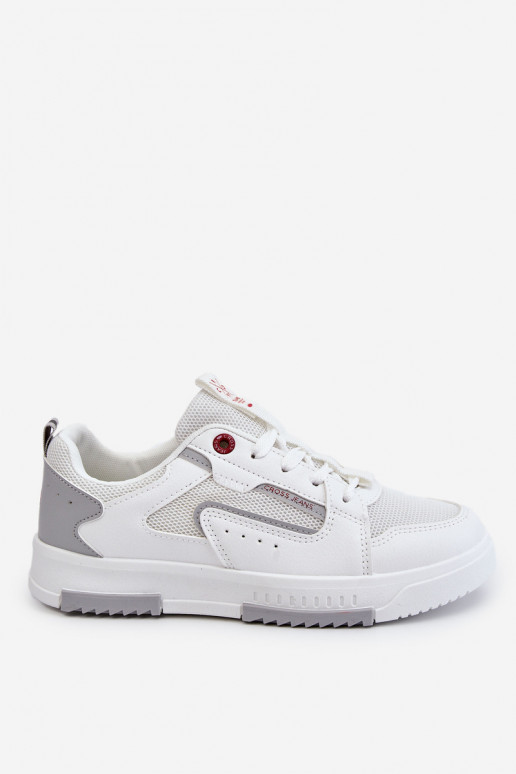 Sneakers Modell Schuhe Cross Jeans LL2R4011C weiße Farbe Sneakers Modell Schuhe Cross Jeans LL2R4011C weiße Farbe