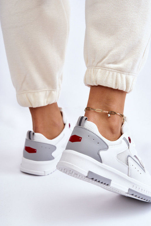 Sneakers Modell Schuhe Cross Jeans LL2R4011C weiße Farbe Sneakers Modell Schuhe Cross Jeans LL2R4011C weiße Farbe