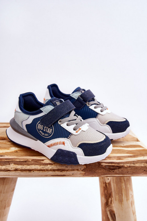 Kinder-Sneaker-Modell Schuhe Memory Foam System Big Star LL374225 dunkelblau Kinder-Sneaker-Modell Schuhe Memory Foam System Big Star LL374225 dunkelblau