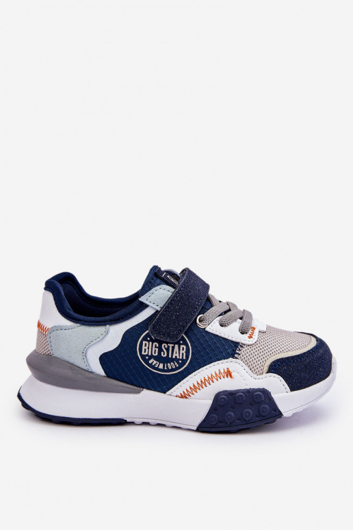 Kinder-Sneaker-Modell Schuhe Memory Foam System Big Star LL374225 dunkelblau Kinder-Sneaker-Modell Schuhe Memory Foam System Big Star LL374225 dunkelblau