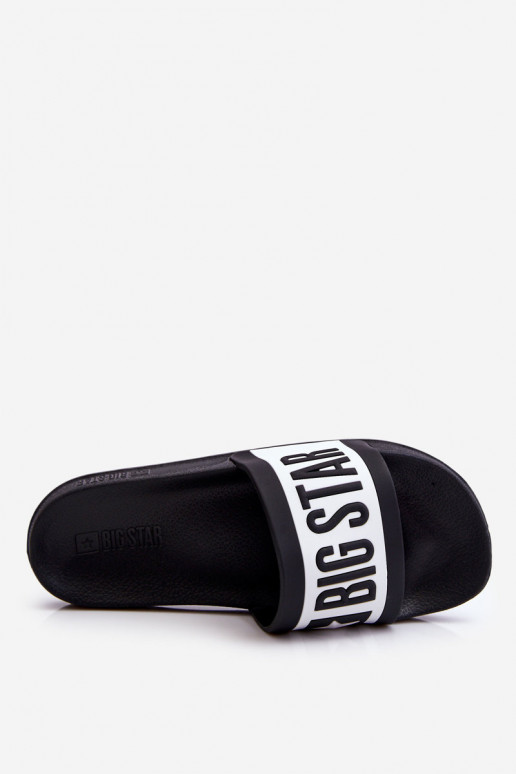 Klassisches Modell Hausschuhe Big Star LL274739 in schwarzer Farbe