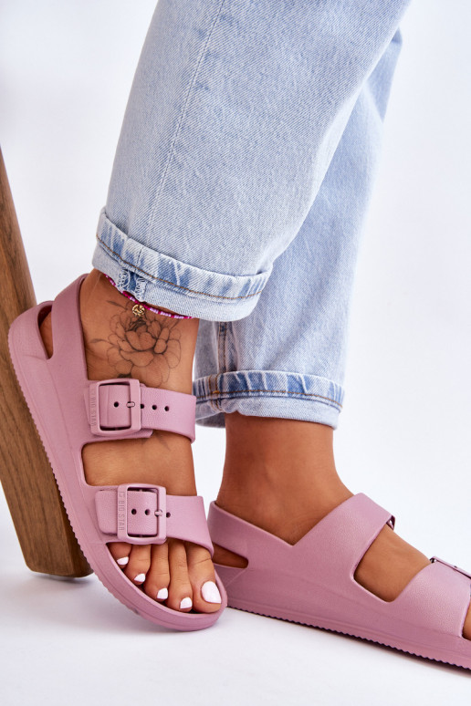 Leichte Sandalen Big Star LL274744 Lila Farbe Leichte Sandalen Big Star LL274744 Lila Farbe