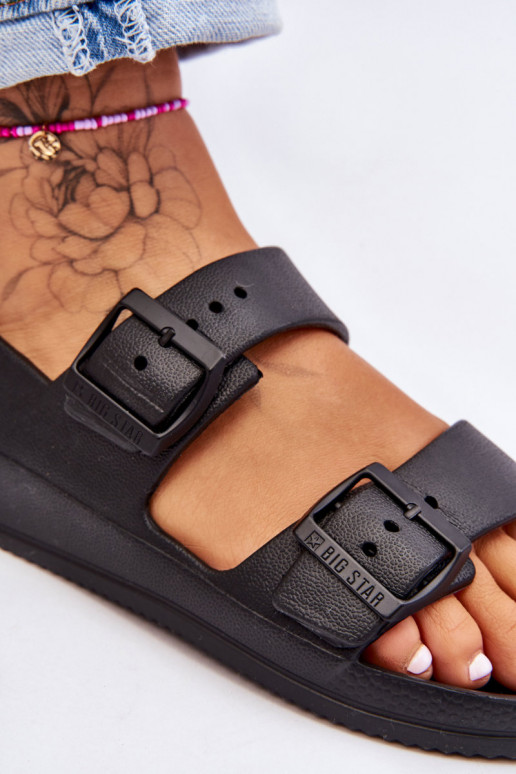 Leichte Sandalen Big Star LL274745 schwarz