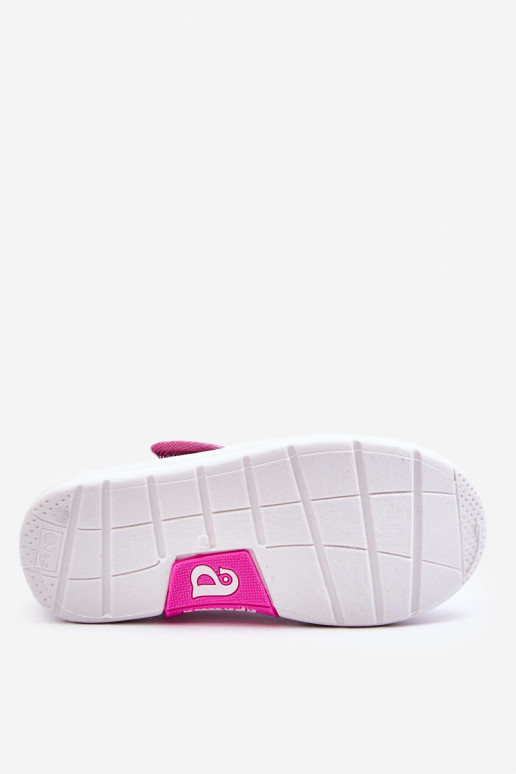 Kinderballerinas mit Klebeverschlüssen in der blau-rosa Farbe Selah Kinderballerinas mit Klebeverschlüssen in der blau-rosa Farbe Selah