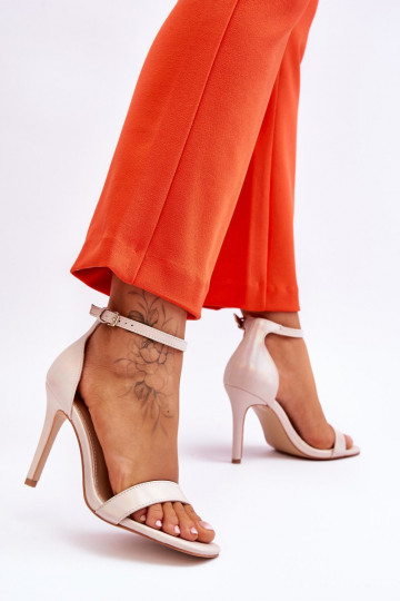 Sandale mit hohen Absätzen Beige Rayden 2