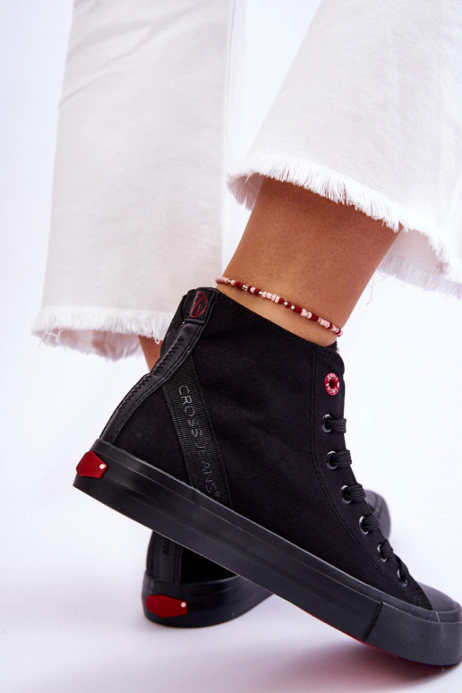 Cross Jeans LL2R4088C schwarze Freizeitschuhe des klassischen Modells Cross Jeans LL2R4088C schwarze Freizeitschuhe des klassischen Modells