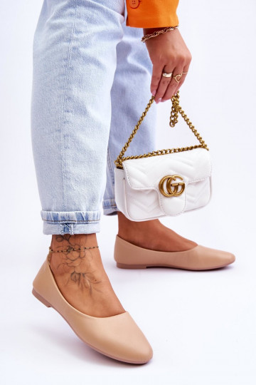 Klassisches Modell Ballerina beige Stacee 2