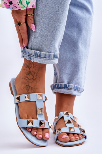 Hausschuhe blaue Farbe Mercure