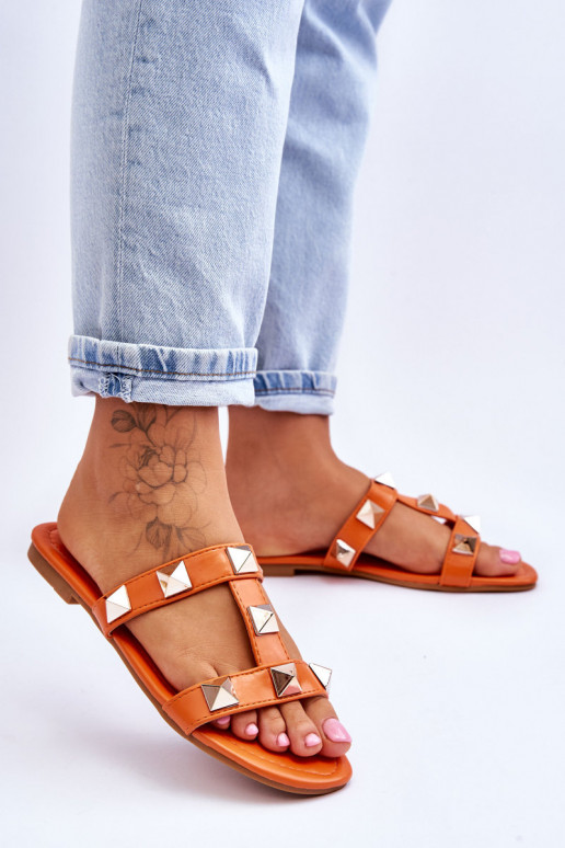 Hausschuhe orange Farbe Mercure Hausschuhe orange Farbe Mercure